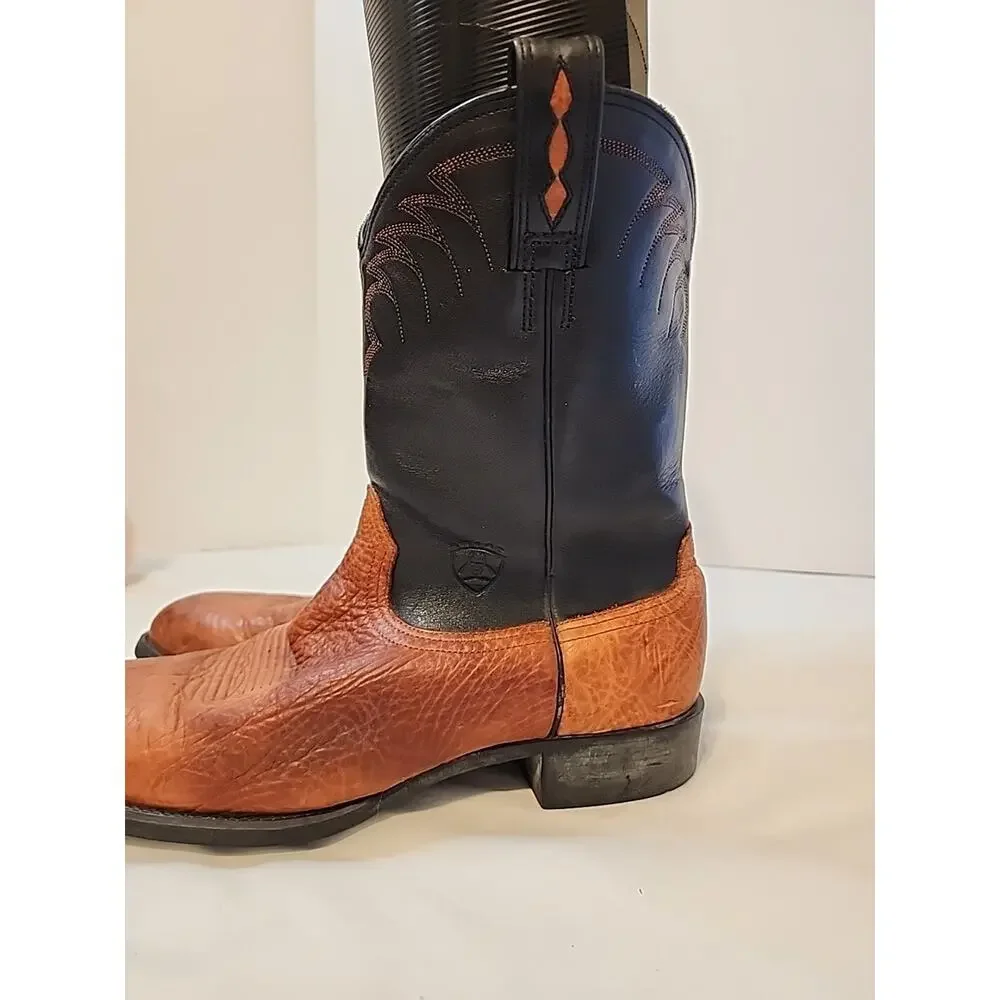 Vintage Ariat 35691 Two Tone Heritage Western Cowboy Ranch Boots Men's Sz 9 D